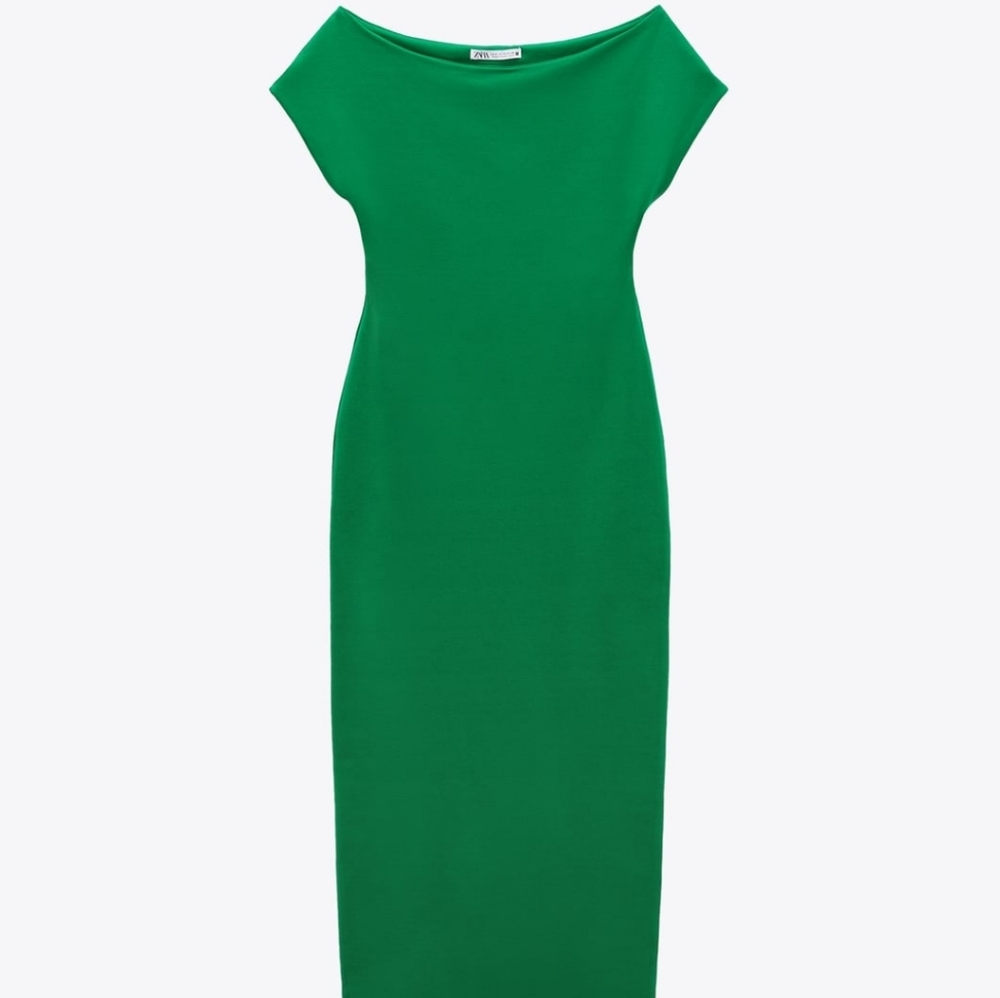 NWT Zara Fitted Midi dress